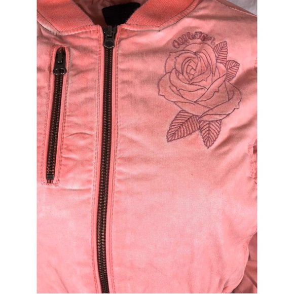 AFFLICTION Women's EMBROIDERY JACKET LACE UP BOBMB - Picture 6 of 12